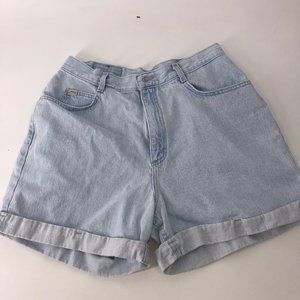 Vintage Light wash High Rise Riders by Lee Shorts